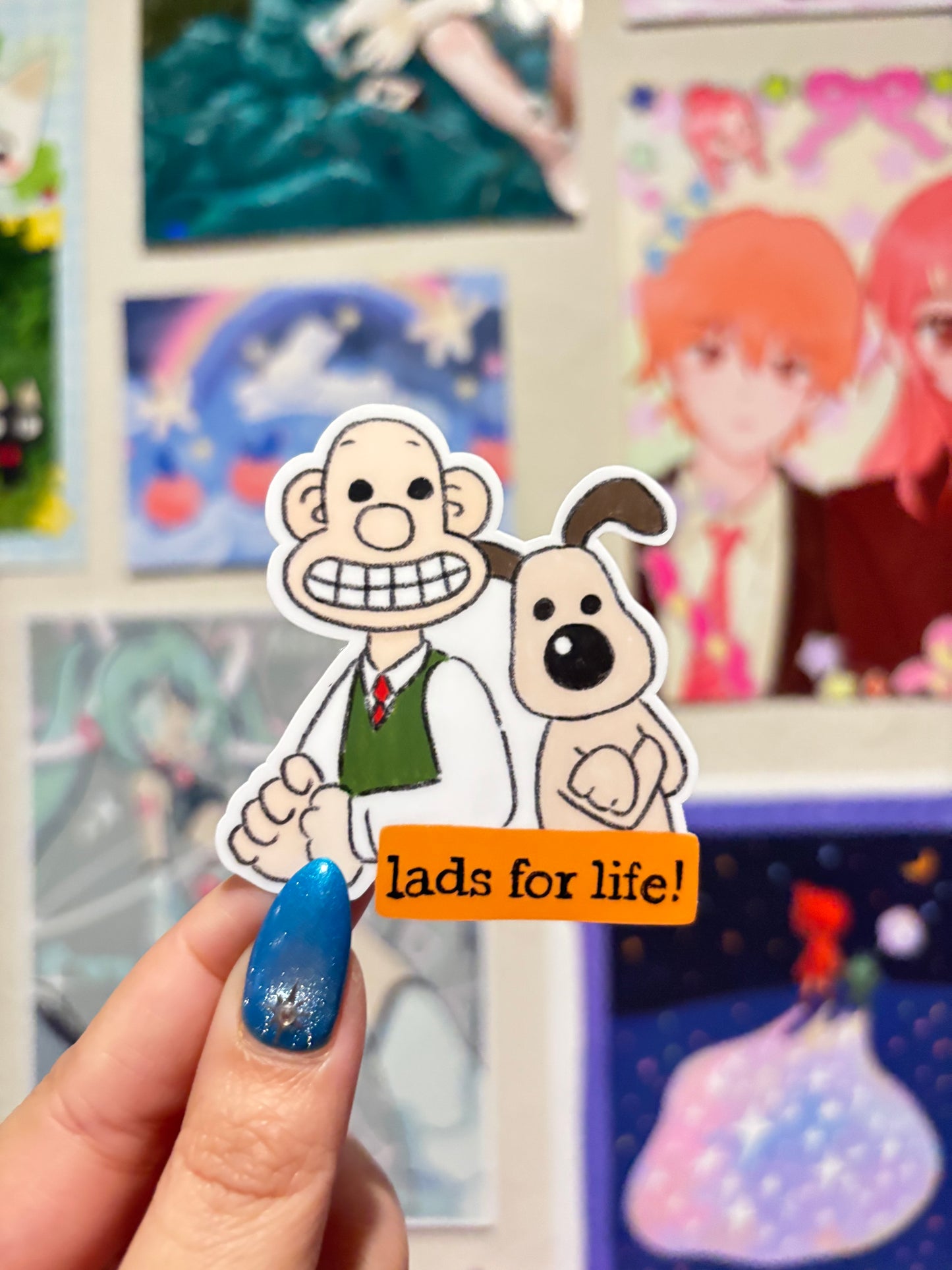 wallace and gromit sticker