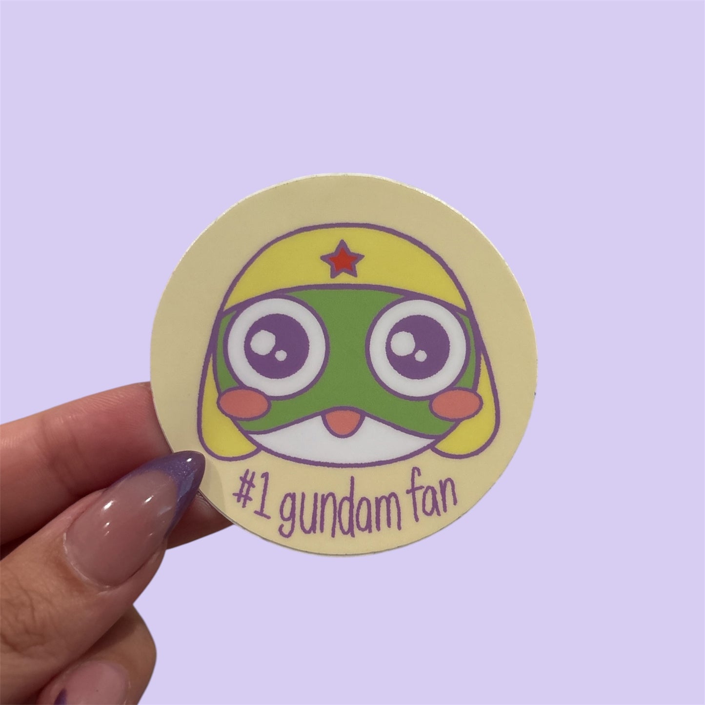 #1 gundam fan sticker