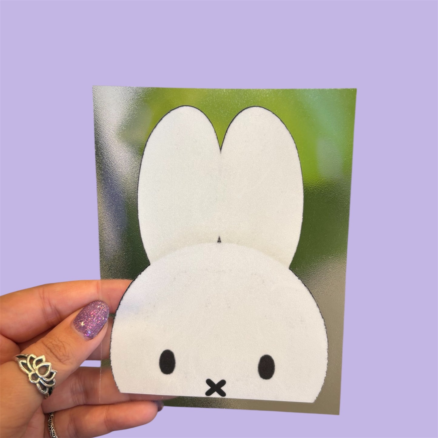 miffy peeker sticker