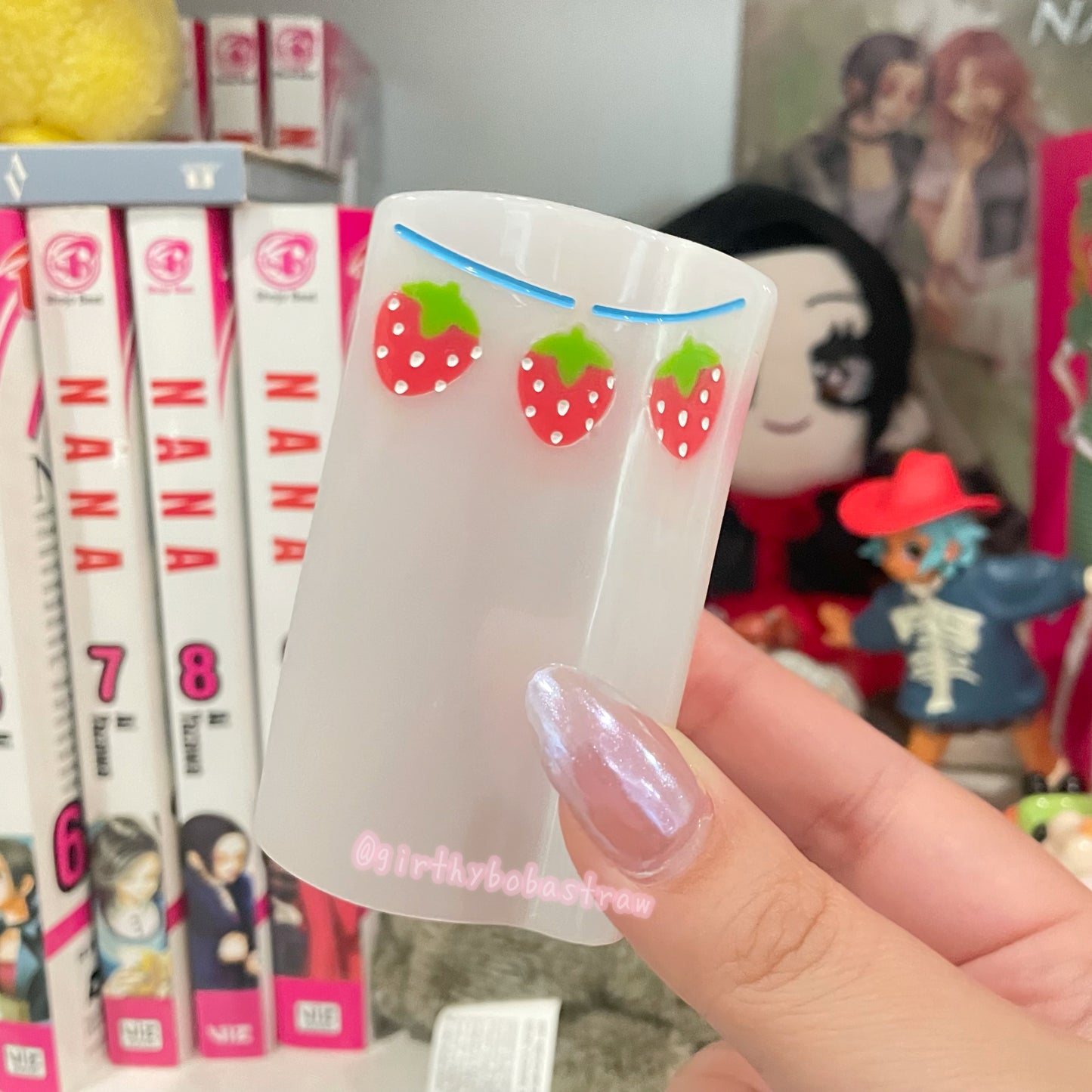 Strawberry Glasses Claw Clip