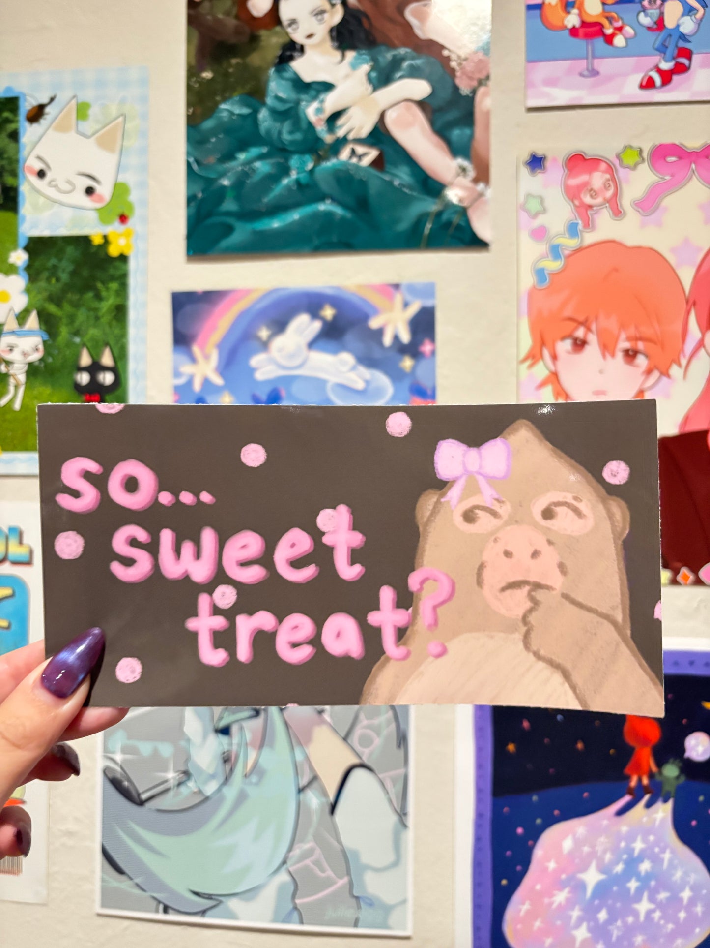 so... sweet treat? bumper sticker