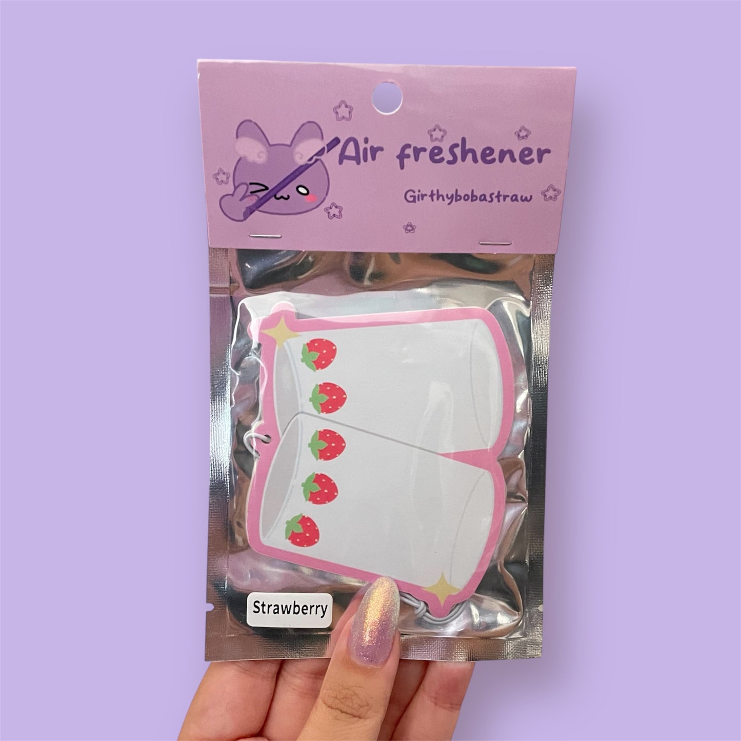nana strawberry glasses air freshener