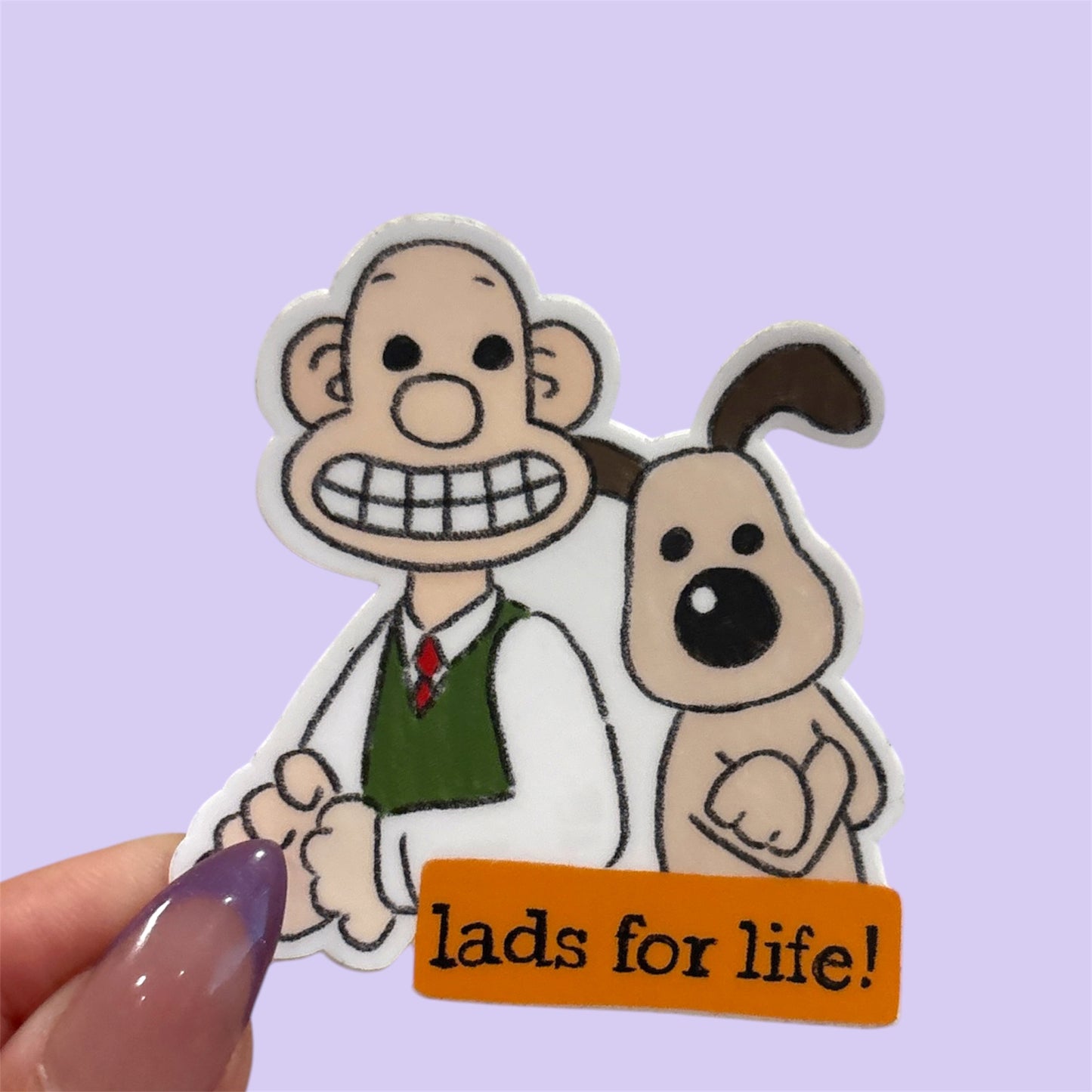 wallace and gromit sticker