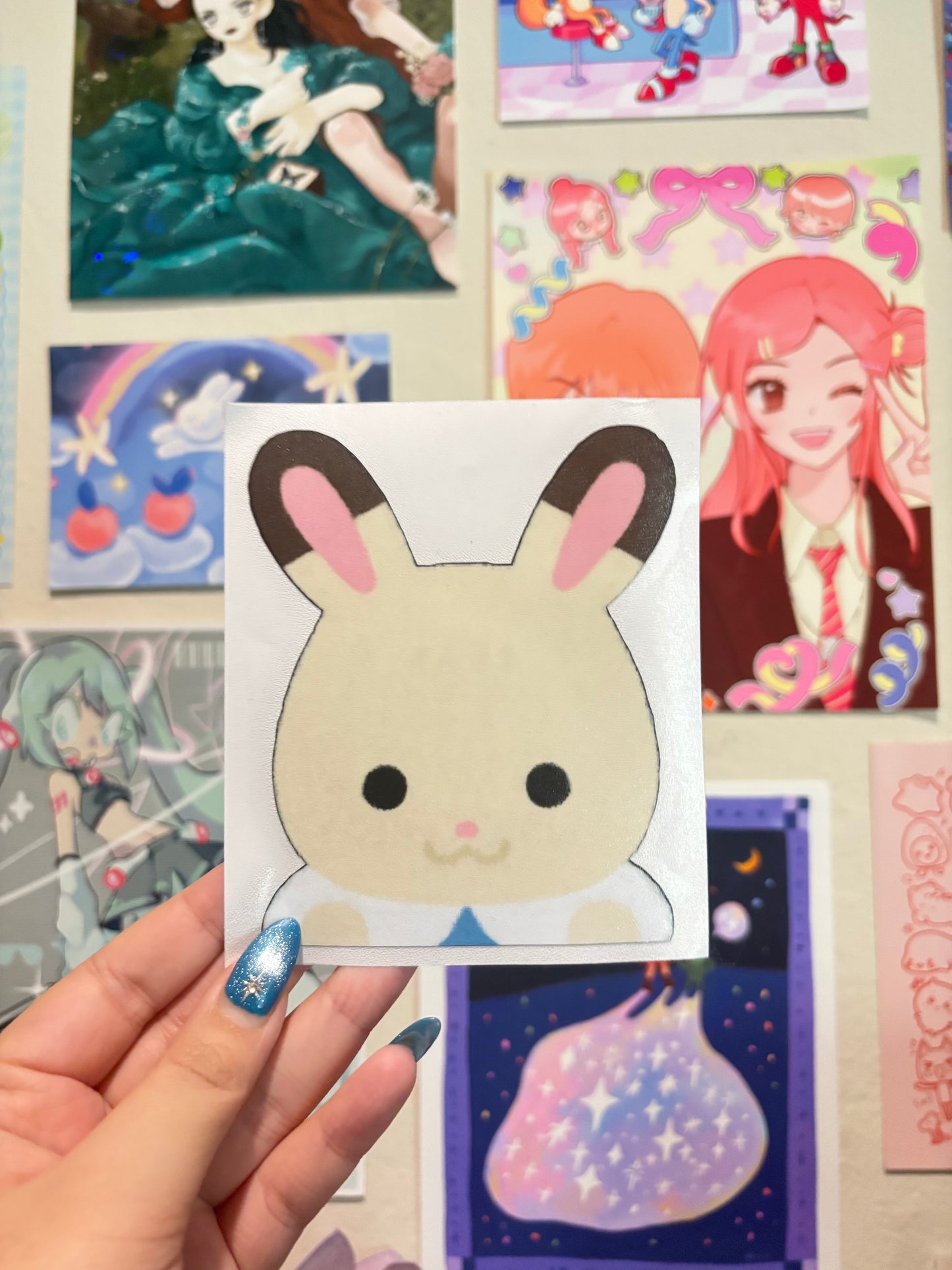 calico critter peeker sticker