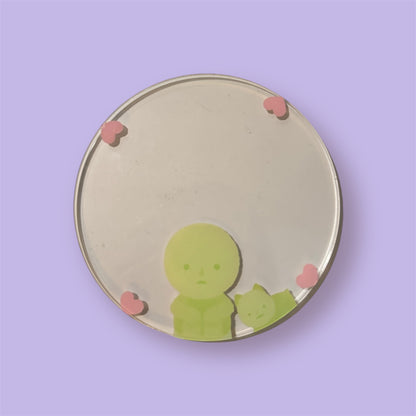 trinkets acrylic coaster