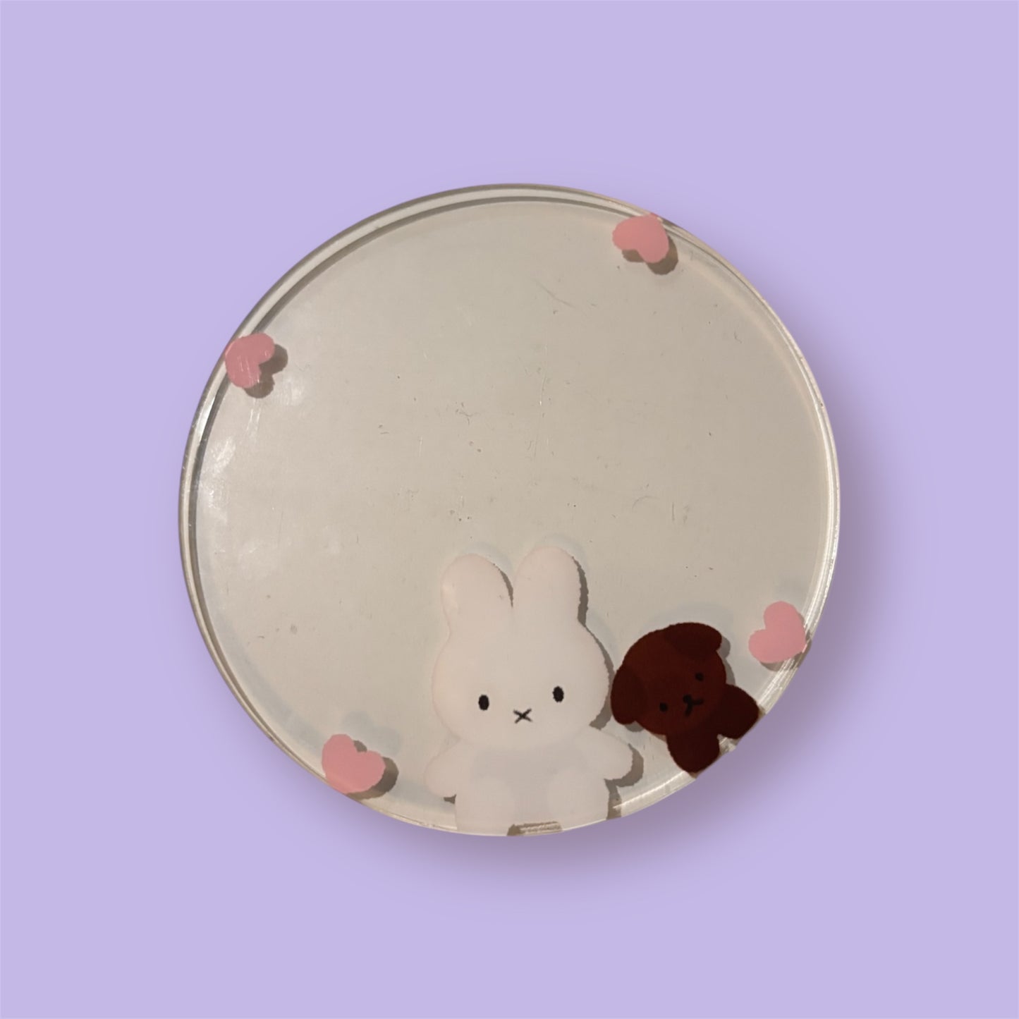 trinkets acrylic coaster