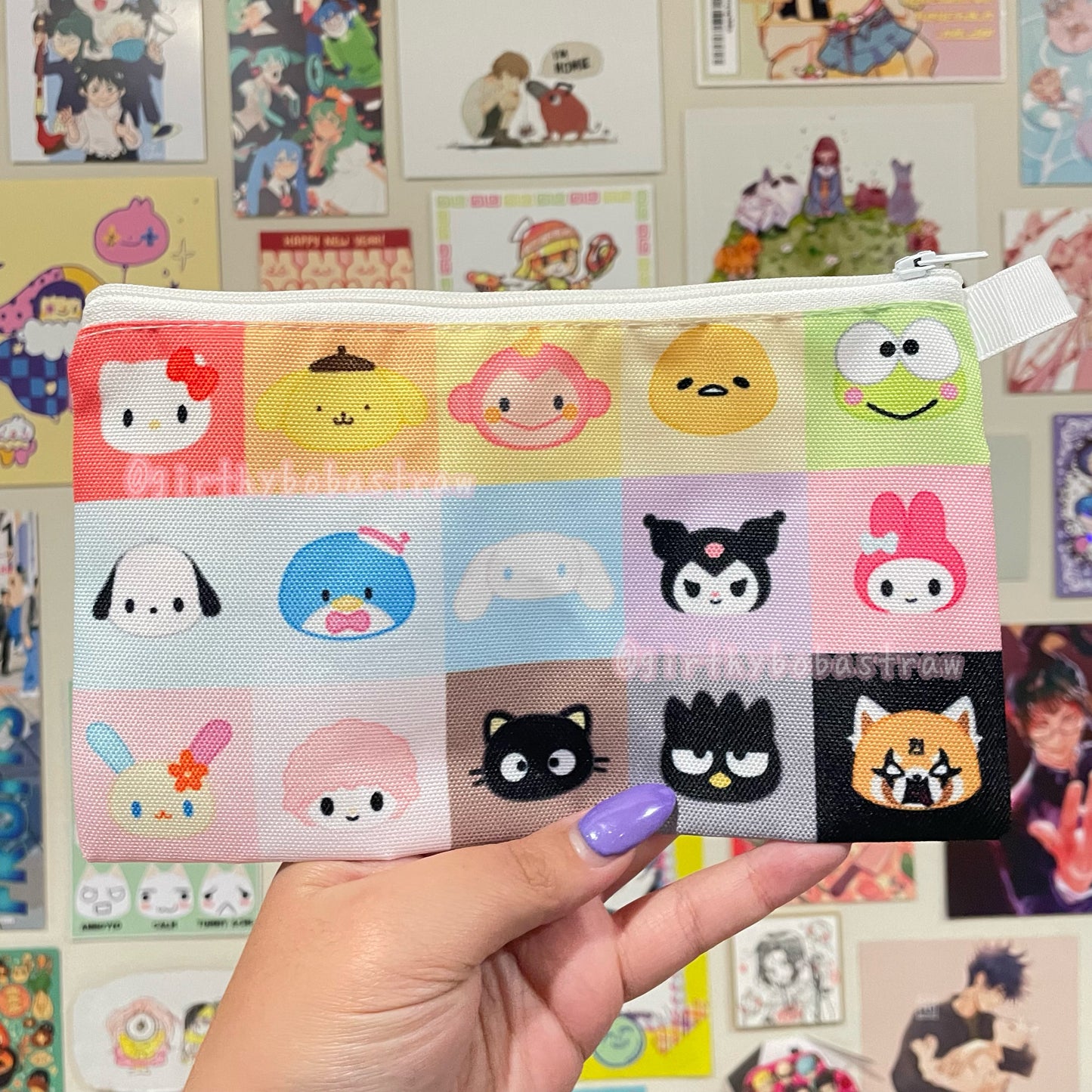 Cuties cloth zipper bag