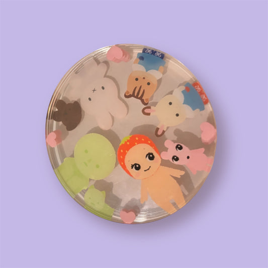 trinkets acrylic coaster