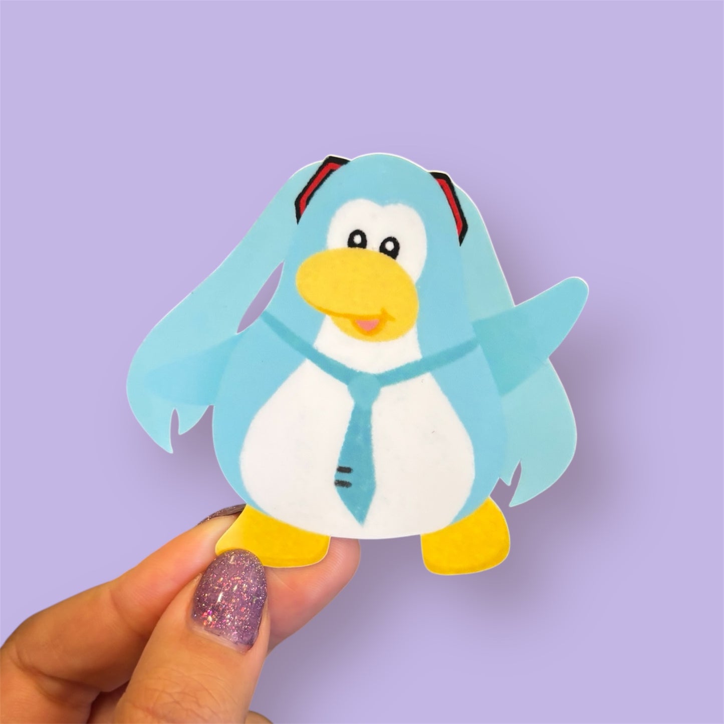 Club penguin Miku sticker
