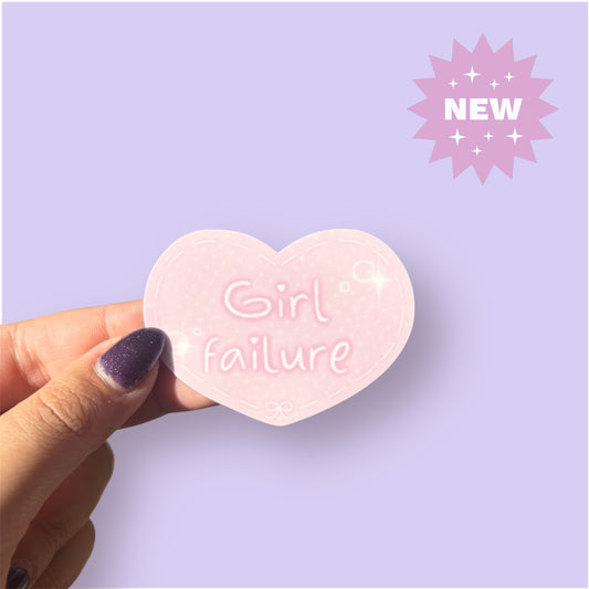 Girl Failure sticker