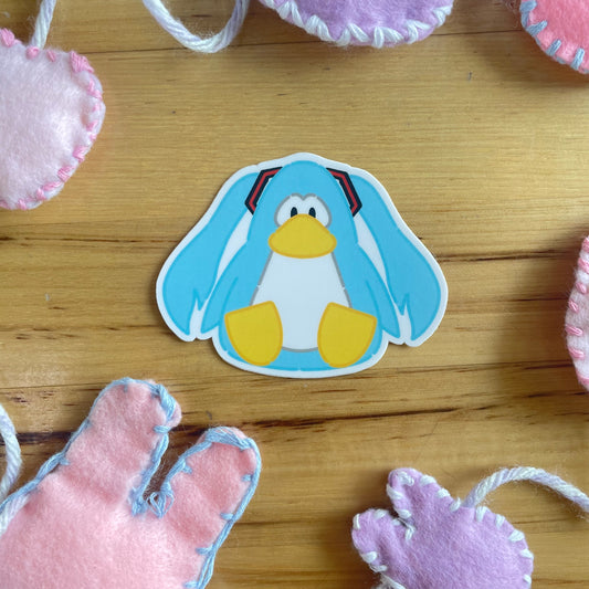 Club penguin Miku sticker