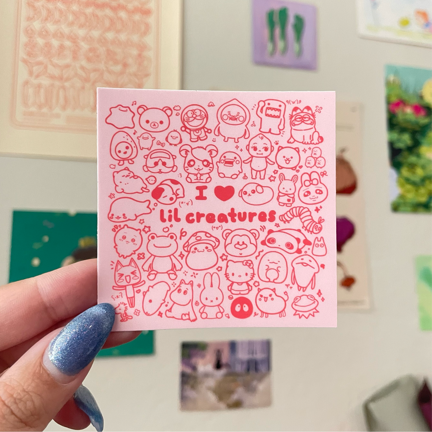 I love little creatures sticker