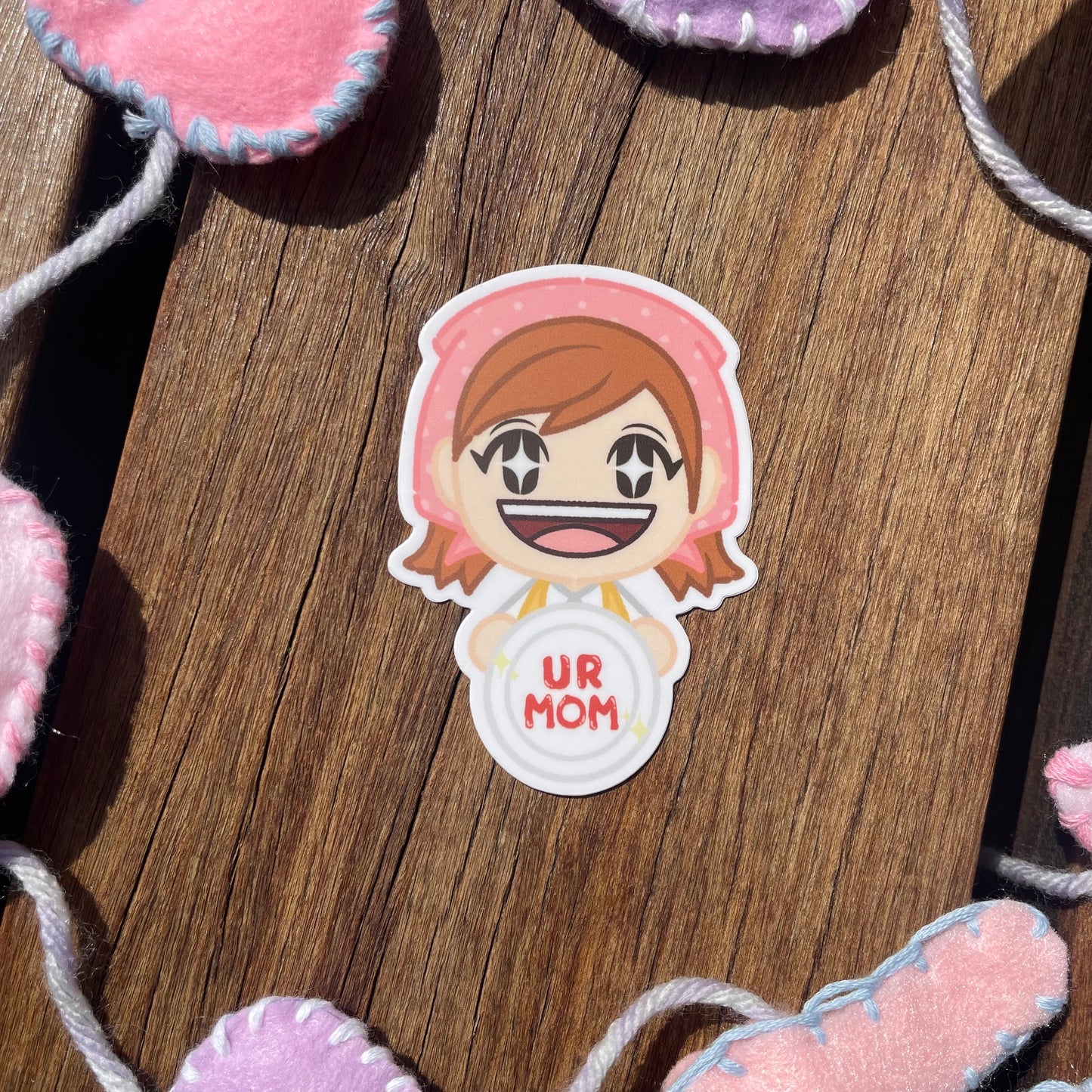 Cooking Mama UR MOM Sticker