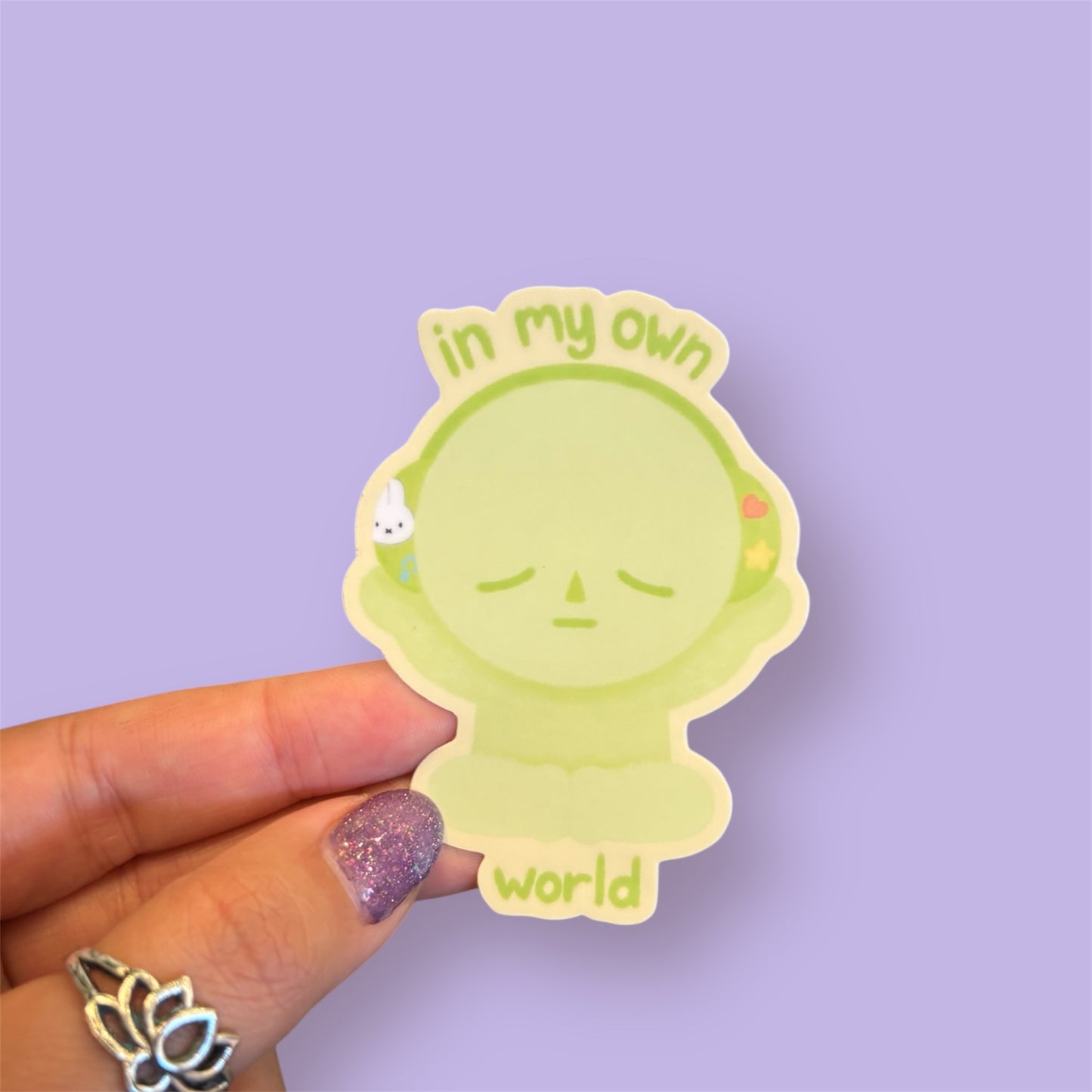 Smiski “In My Own World” sticker