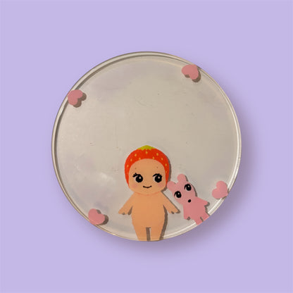 trinkets acrylic coaster