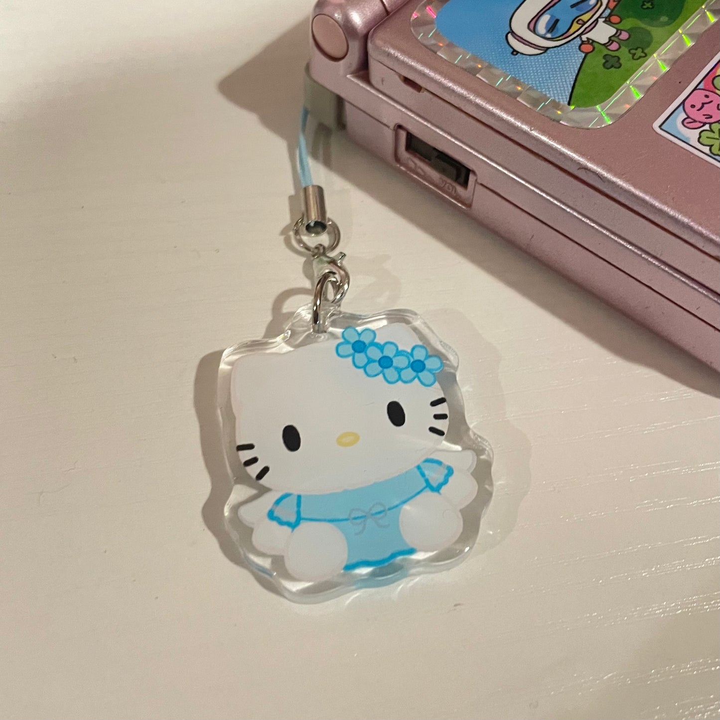 Angel Kitty phone charm