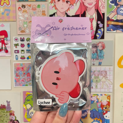flip off kirby air freshener