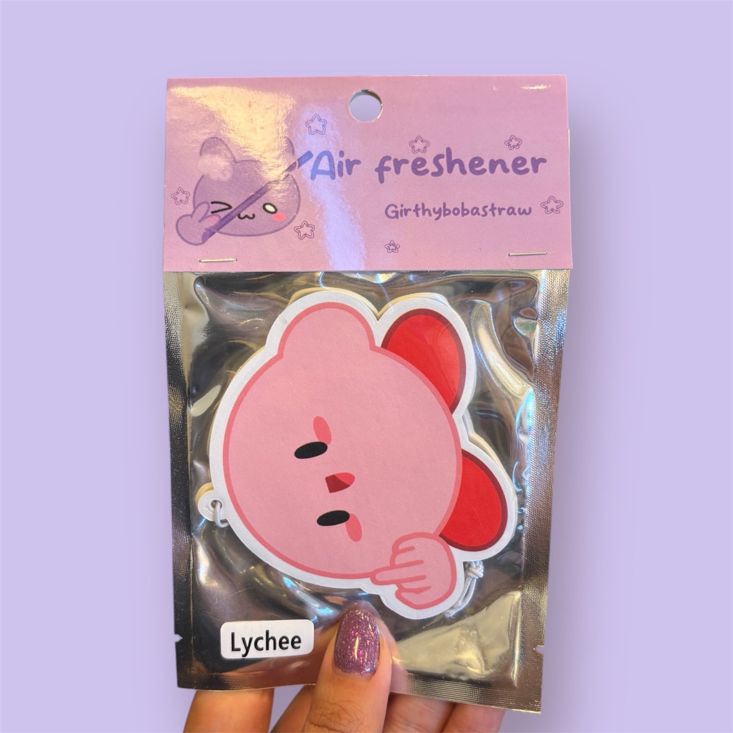 flip off kirby air freshener