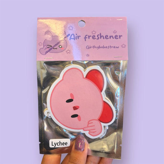 flip off kirby air freshener