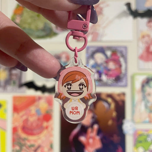 Cooking Mama Ur Mom keychain