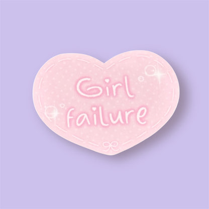 Girl Failure sticker