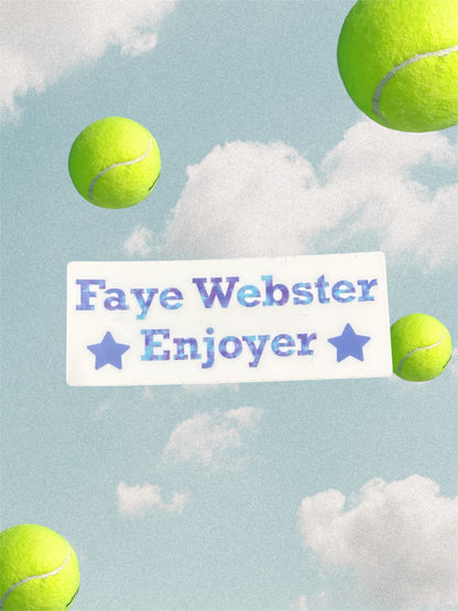 faye webster enjoyer sticker
