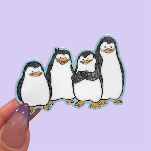 penguins of ? sticker