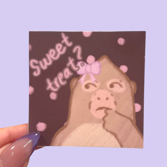 sweet treat sticker