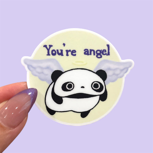 you’re angel panda sticker