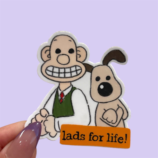 wallace and gromit sticker
