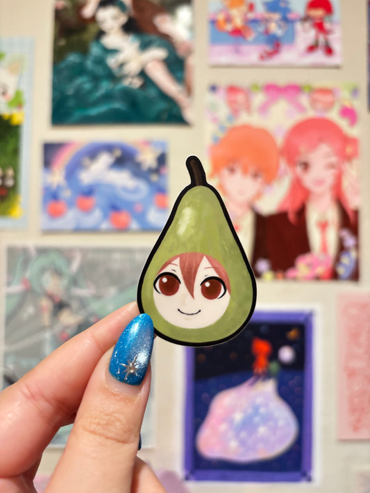 teto pear sticker