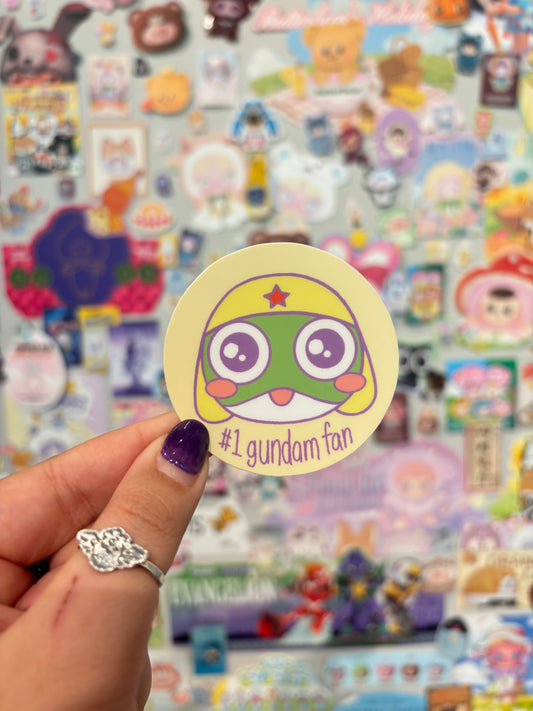 #1 gundam fan sticker