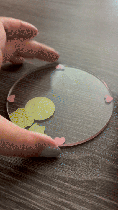 trinkets acrylic coaster