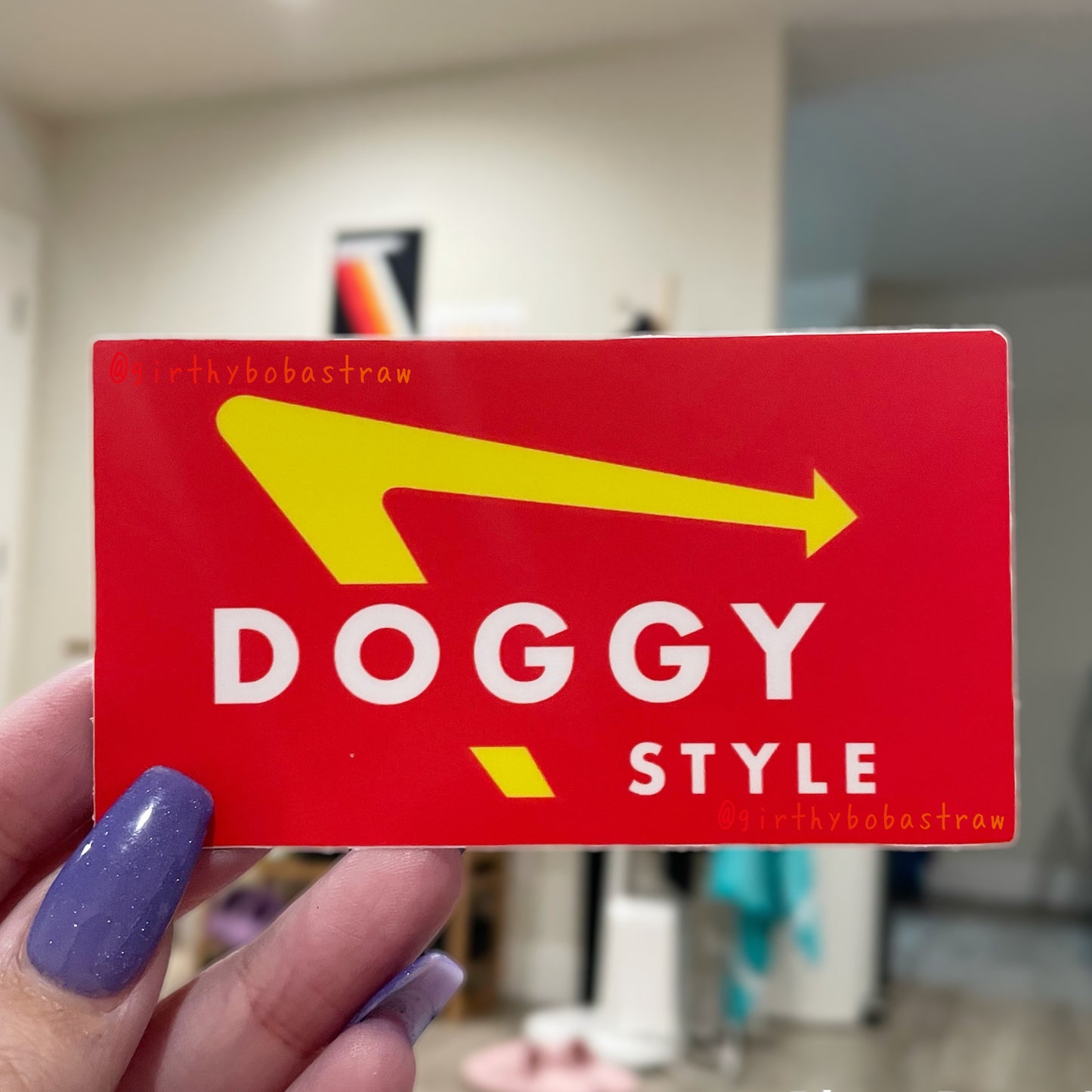 Parody Doggy Style sticker