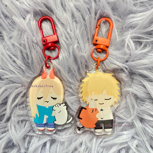 Chainsaw Man bestie keychain