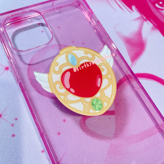 Wedding peach phone grip